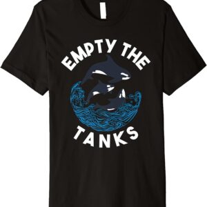 Empty the Tanks Orca Whale Premium T-Shirt